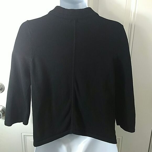 Madison black sweater with large buttons - Picture 4 of 5